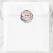 Sticker Rond Bonjour janvier (Sac)