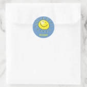 Sticker Rond Bonjour soleil (Sac)