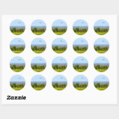 Sticker Rond Bonn (Feuille)