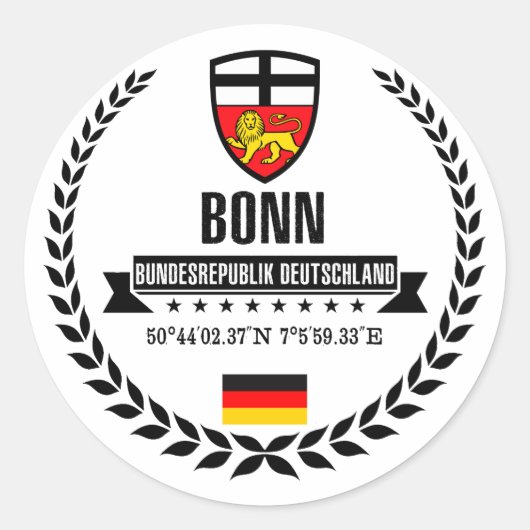 Sticker Rond Bonn (Devant)