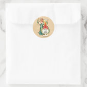 Sticker Rond Bonne année (Sac)