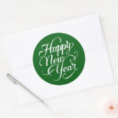 Sticker Rond Bonne année (Enveloppe)