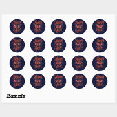 Sticker Rond Bonne année