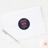 Sticker Rond Bonne année
