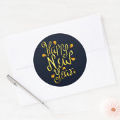 Sticker Rond Bonne année (Enveloppe)