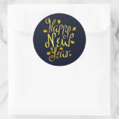 Sticker Rond Bonne année (Sac)