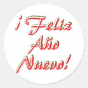 Sticker Rond Bonne année