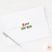 Sticker Rond Bonne année ! (Enveloppe)