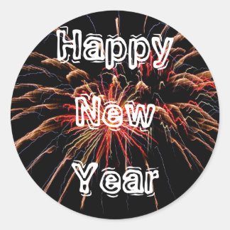 Sticker Rond Bonne année 2