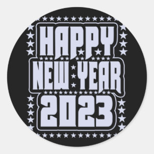 Sticker Rond Bonne année 2023 146