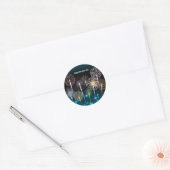 Sticker Rond Bonne année 2024 (Enveloppe)