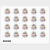 Sticker Rond Bonne commande (Feuille)