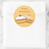 Sticker Rond Bonne et douce Hanoukka (Sac)