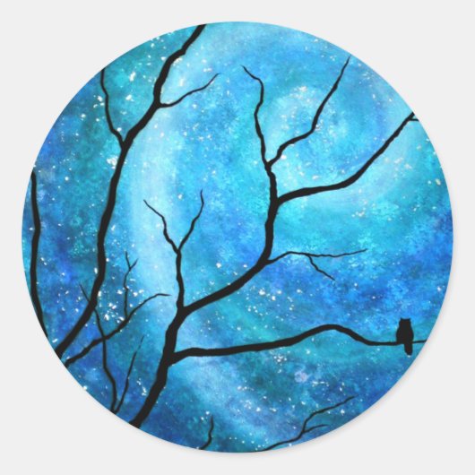 Sticker Rond Bonne étoile du matin (Devant)