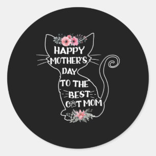 Sticker Rond Bonne Fête des mères à la meilleure Fête des mères