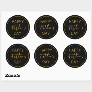 Sticker Rond Bonne Fête des pères