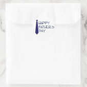 Sticker Rond Bonne Fête des pères (Sac)