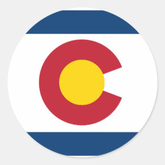 Sticker Rond Bonne fête du Colorado !