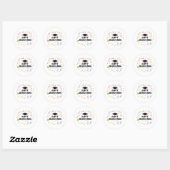 Sticker Rond bonne graduation (Feuille)
