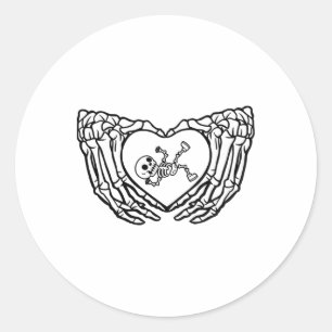 Sticker Rond Bonne Halloween Pregnant Ba