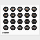 Sticker Rond Bonne heure (Feuille)