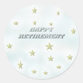 Sticker Rond Bonne retraite (Devant)