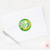 Sticker Rond Bonne Saint Patrick ! (Enveloppe)
