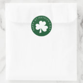 Sticker Rond Bonne Saint Patrick's Day (Sac)