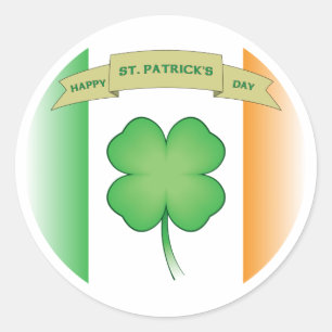 Sticker Rond Bonne Saint Patrick's Day