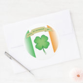 Sticker Rond Bonne Saint Patrick's Day (Enveloppe)