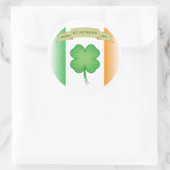 Sticker Rond Bonne Saint Patrick's Day (Sac)