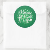 Sticker Rond Bonne Saint Patrick's Day (Sac)