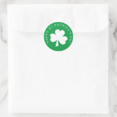 Sticker Rond Bonne Saint Patrick's Day (Sac)