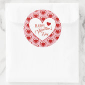 Sticker Rond Bonne Saint Valentin (Sac)