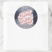 Sticker Rond Bonne Vibration (Sac)