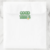 Sticker Rond Bonne Vibration (Sac)