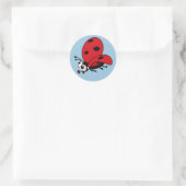 Sticker Rond Bonne Wings Ladybug (Sac)