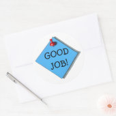 STICKER ROND BONNES BÂTIMENTS DE TRAVAIL (Enveloppe)