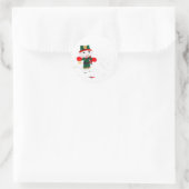 STICKER ROND BONNES FÊTES (Sac)