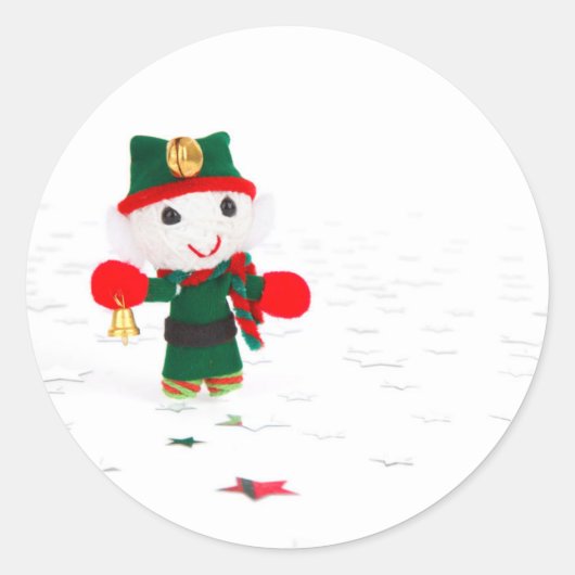 STICKER ROND BONNES FÊTES (Devant)