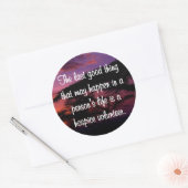 Sticker Rond Bonnes oeuvres du bénévole de l'Hospice (Enveloppe)