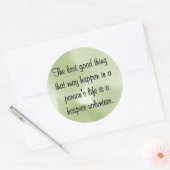 Sticker Rond Bonnes oeuvres du bénévole de l'Hospice (Enveloppe)