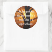 Sticker Rond Bonnes oeuvres du bénévole de l'Hospice (Sac)