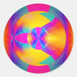 Sticker Rond Bonnes vibrations