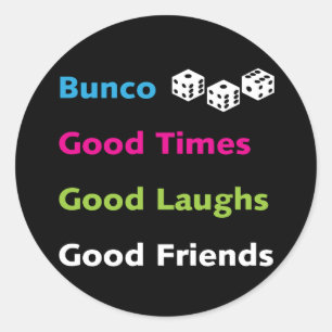 Sticker Rond bons amis #2 de bunco