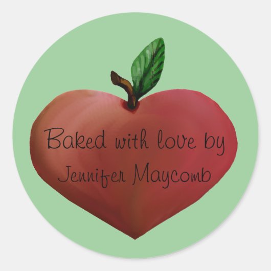 Sticker Rond Bons autocollants-cadeaux personnalisables (Devant)