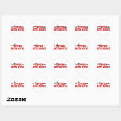 Sticker Rond Bons conseils= Meilleur service (Feuille)