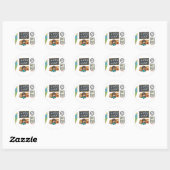 Sticker Rond Bons examens de chance (Feuille)