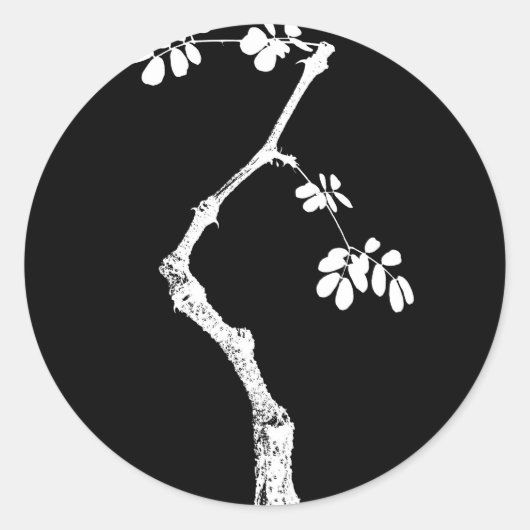 Sticker Rond Bonsai (Devant)