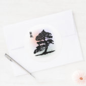 Sticker Rond bonsai 01 (Enveloppe)